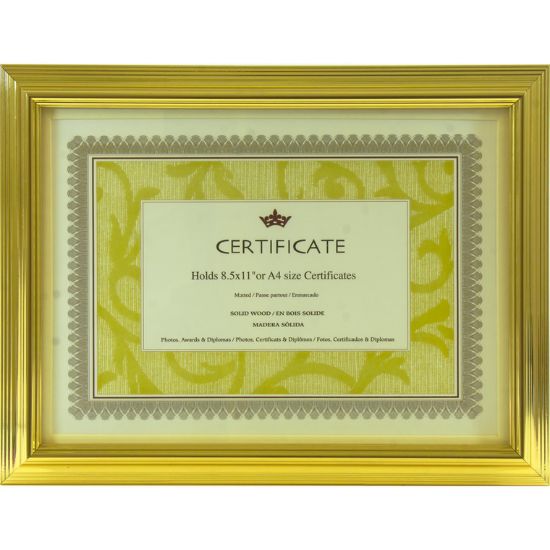 Picture of CERTIFICATE FRAME GOLD