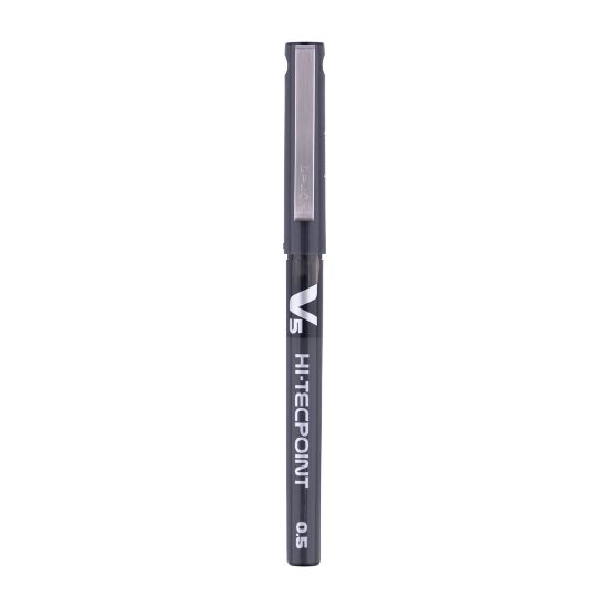 Picture of PEN PILOT V5 HI-TECPOINT 0.5  12 PCS/BX , BLACK
