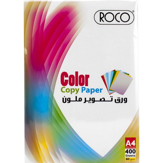 Picture of PAPER COPYING A4 COLORD  ROCO 400 SHT  YELLOW