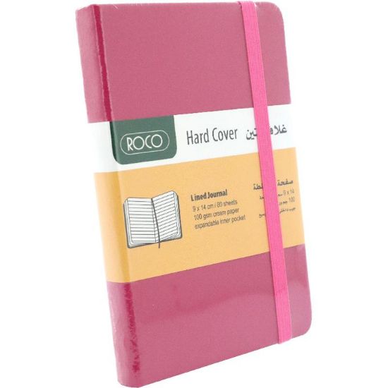 Picture of Roco Notebook
Embossed Elastic Band 9 X 14 cm 160 Pages (80 Sheets)1 Subject Lined Pink