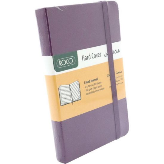 Picture of Roco Notebook
Embossed Elastic Band 9 X 14 cm 160 Pages (80 Sheets)1 Subject Lined Purple