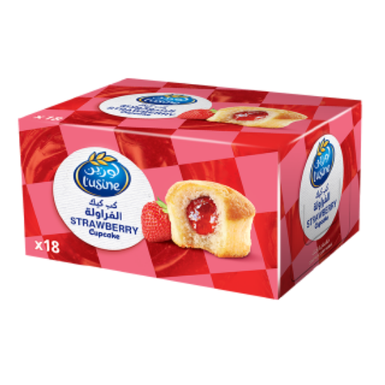 Picture of Lusine Strawberry Cupcake-18 x 30G