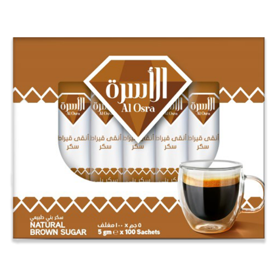 Picture of Alosra Brown Sugar Sachet-100 count