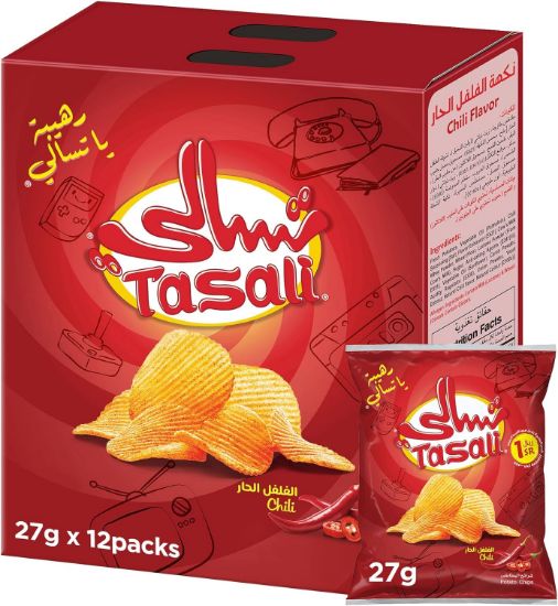 Picture of Tasali Chili Potato Chips-12 x 23G