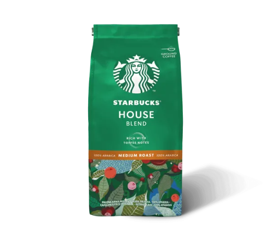 Picture of Starbucks House Blend Medium Roast Ground Coffee 200g