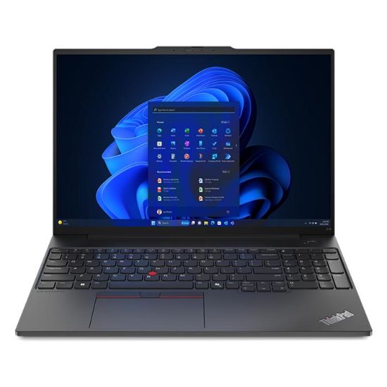 Picture of Laptop Lenovo ThinkPad E16 Intel Core Ultra 7-155H Processor, 16GB DDR5, 512GB SSD M.2, Intel Arc Graphics, 16-inch Display WUXGA 1920x1200 IPS, Free Dos - Black