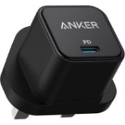 Picture of انكر باور بورت 3 20 وات كيوب شاحن محمول مدمج || Anker PowerPort III 20W Cube Black
