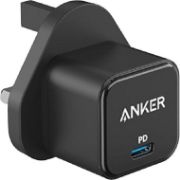 Picture of انكر باور بورت 3 20 وات كيوب شاحن محمول مدمج || Anker PowerPort III 20W Cube Black