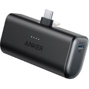 Picture of أنكر باور بانك نانو بقدرة 22.5 واط مع موصل USB C مدمج أسود || Anker Nano Power Bank (22.5W, Built-In USB-C Connector)  Black1) Powerbank 5000mAh2)Output = 2 USB-C Single Port 22.5W 3)Input = USB-C 18W