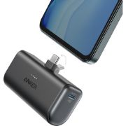 Picture of أنكر باور بانك نانو بقدرة 22.5 واط مع موصل USB C مدمج أسود || Anker Nano Power Bank (22.5W, Built-In USB-C Connector)  Black1) Powerbank 5000mAh2)Output = 2 USB-C Single Port 22.5W 3)Input = USB-C 18W