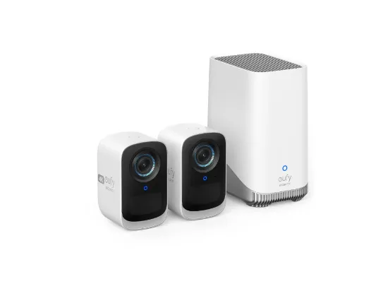 Picture of كاميرا يوفي 3 سي مجموعة 2 زائد 1 أبيض || eufy Security eufyCam 3C 2+1 Kit B2C - EU/ES/FR/ES White
