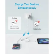 Picture of أنكر شاحن باوربورت III مكعب 20 واط أبيض || Anker PowerPort III 20W Cube White