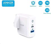 Picture of أنكر شاحن باوربورت PD بلس بقدرة 35 واط منفذين أبيض || Anker - Charger - PowerPort PD+ - 35W - 2 ports White