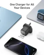 Picture of أنكر شاحن 20 واط 1 منفذ USB C B2B أسود إصدار الخليج || Anker Charger 20W 1C B2B - SA/KW/AE/SG/MY/HK Black Iteration 1