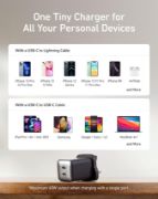 Picture of A2038K11/Anker Charger Nano Pro40W 2 ports USB-C Black أنكر شاحن جداري نانو برو ٤٠ واط منفذين USB-C أسود