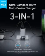 Picture of Anker Prime Charger (100W 3 Ports GaNPrime)