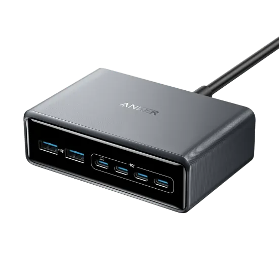Picture of Anker Prime Charger (200W, 6 Ports, GaN) B2B - UK Silver Iteration 1