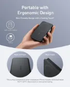 Picture of أنكر باور بانك MagGo 10000 مللي أمبير لاسلكي مغناطيسي أسود || Anker MagGo Power Bank (10K, Magnetic Wireless)-Black 1