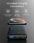 Picture of Anker - PowerBank - Wireless - PowerCore III Sense 10000 mAh Wireless - Black