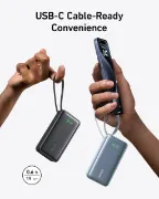 Picture of Anker Nano Power Bank(30W,Built-In USB-C Cable) - Black