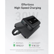 Picture of Anker Power Bank (20K, 30W, Built-In USB-C Cable) (excluded CN, Europe) Black