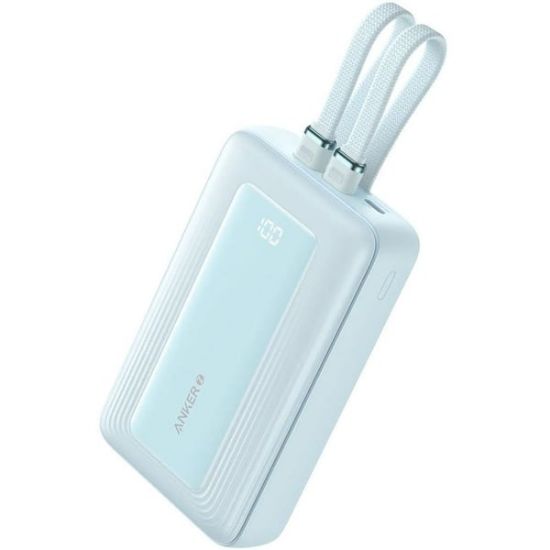 Picture of Anker Power Bank (20K,30W, Built-In USB-C+Lightning Cable) B2B - UN (excluded CN, Europe) Blue Iteration 1