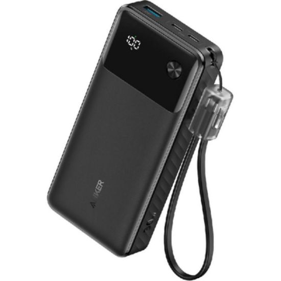 Picture of Anker Power Bank (20K, 30W)1) 20000mAh2) USB-C1/ C2: 30W Max3) USB-A: 22.5W Max4) Total: 24W Max