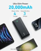Picture of Anker Nano Power Bank (20K, 30W, Built-In USB-C Cable)20,000mAhBuilt-in USB-C cable 1xUSB-C, 1xUSB-A