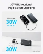 Picture of Anker Nano Power Bank (20K, 30W, Built-In USB-C Cable)20,000mAhBuilt-in USB-C cable 1xUSB-C, 1xUSB-A