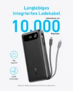 Picture of A1383H11/Anker Power Bank (20K 87W Built-In USB-C Cable) B2B - UN (excluded CN Europe) Black Iteration 1