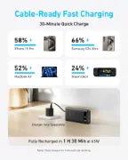 Picture of A1383H11/Anker Power Bank (20K 87W Built-In USB-C Cable) B2B - UN (excluded CN Europe) Black Iteration 1