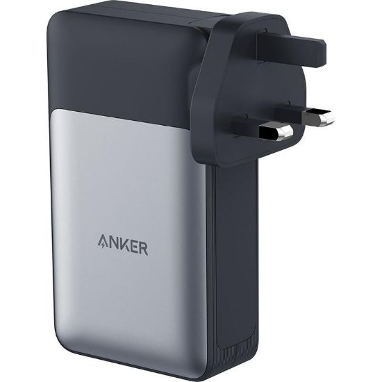 Picture of Anker Anker 733 Power Bank B2C - UK Black 1)GaN III Fusion Powerbank / Charger2)10000 MAH3)Power Per Port = 2 USB-C 20W,  1 USB-A 65W4)Total Output = 65W / 30W