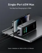 Picture of Anker Prime 12,000mAh Power Bank (130W)1) Powerbank Gen2)12000mAh3)Output = USB-C*2 65W single port130W Total4)Input = 65W
