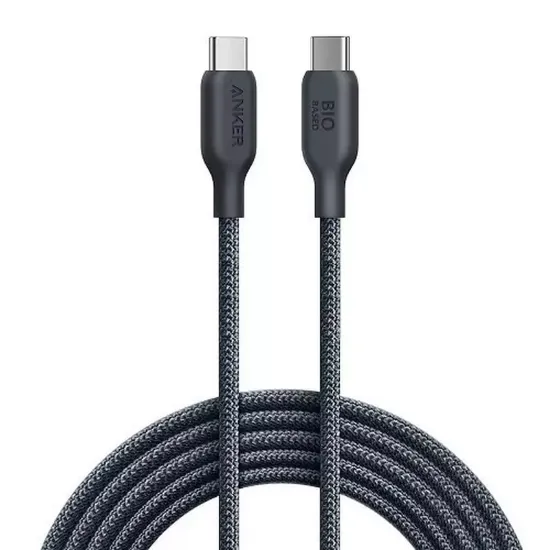 Picture of Anker USB-C to USB-C cable (6 ft, 240W, braided)  B2B - UN (excluded CN, Europe) Black Iteration 1
