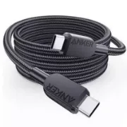 Picture of Anker USB-C to USB-C cable (6 ft, 240W, braided)  B2B - UN (excluded CN, Europe) Black Iteration 1