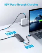Picture of Anker - Media Hub - 5-in 1 - 2 USB-A , 1 USB-C , 1 PD IN , 1 HDMI - Gray
