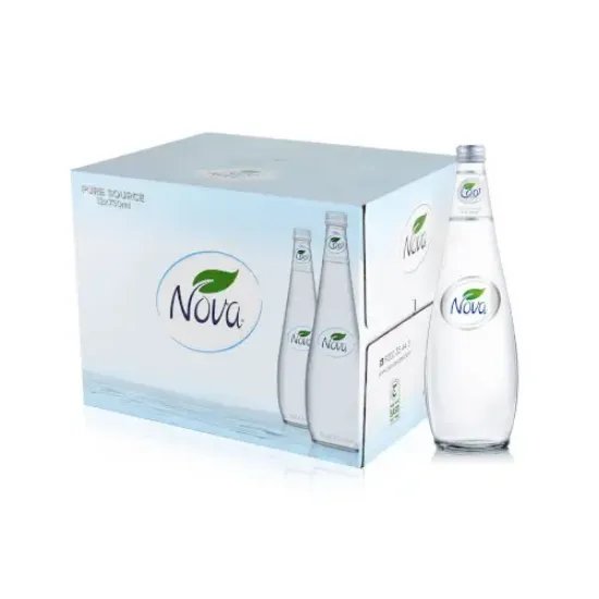 Picture of Nova Glass Water Carton 12 Bottles 750 ml / مياه نوفا زجاج كرتون 12 علبة 750 مل