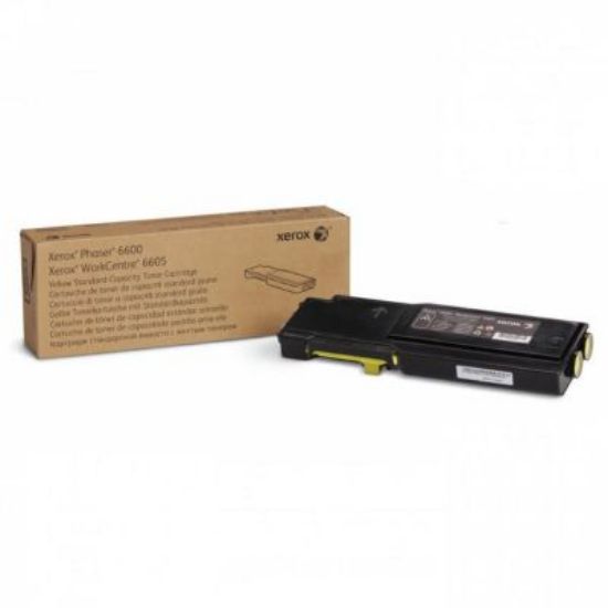 Picture of Xerox 6600, 6605, Standard Capacity Yellow Print Cartridge (2,000 pages)