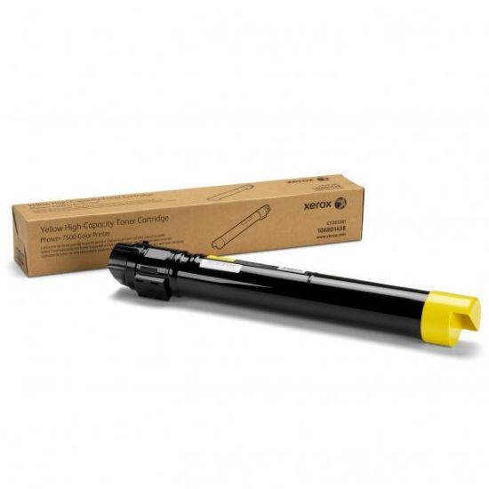 Picture of Xerox 7500, High Capacity Yellow Print Cartridge (17,800 pages)