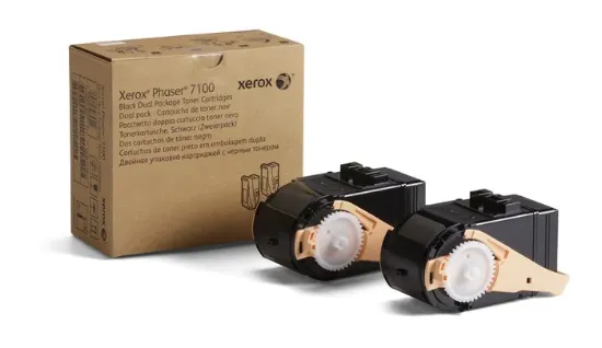 Picture of Xerox 7100, High Capacity Black Dual Pack Toner Cartridge (10,000 pages)