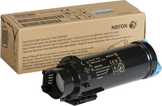 Picture of Xerox 6510, 6515, Extra High Capacity Cyan Print Cartridge (4,300 pages)