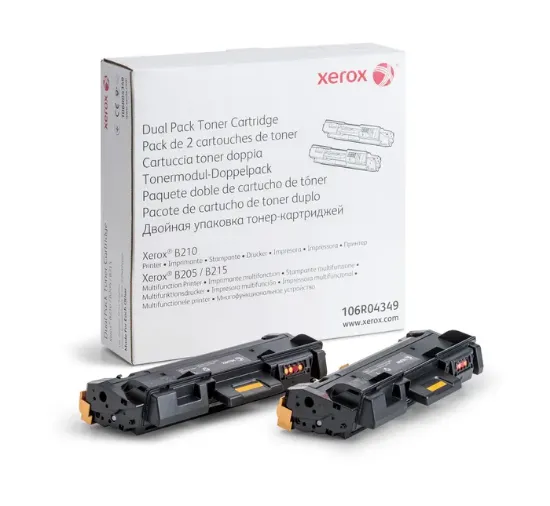 Picture of Xerox B210, B205, B215, Dual Pack Toner Cartridge (6K)