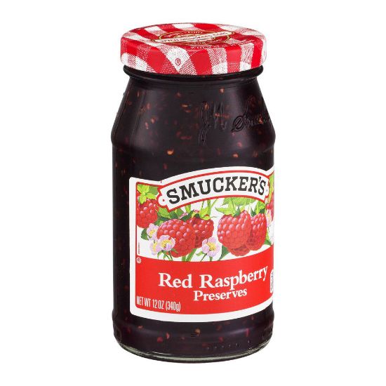 Picture of Smucker's Red Raspberry Preserves (340g)