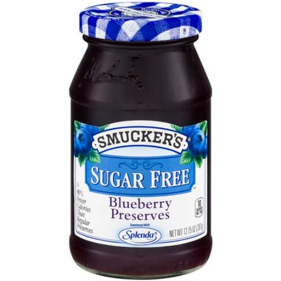 Picture of Smucker's Sugar-Free Blueberry Preserves (360g)