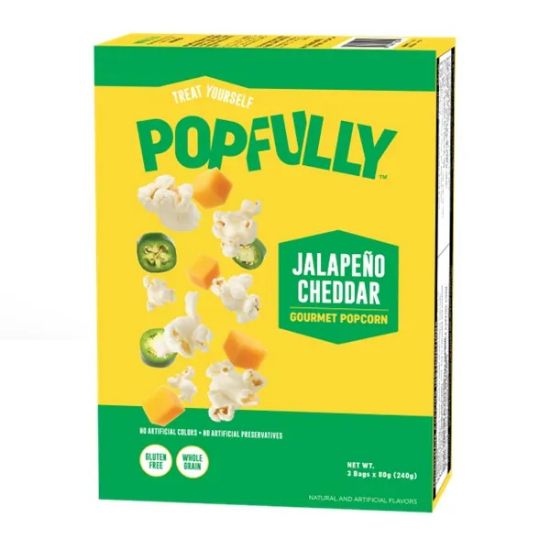 Picture of Jalapeno & Cheddar Microwave Popcorn (240g)