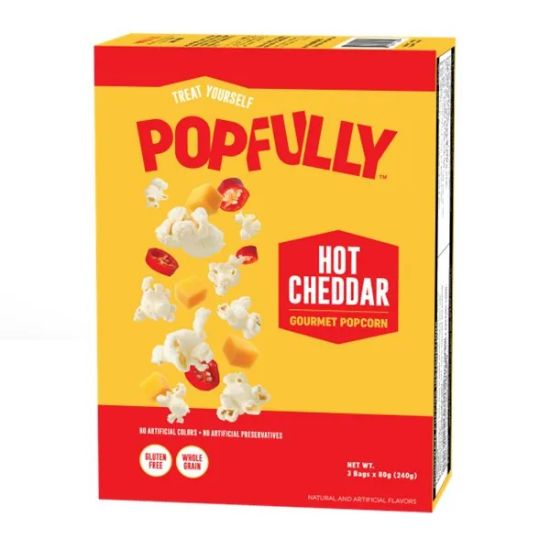 Picture of Hot Cheddar Microwave Popcorn (240g)