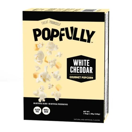 Picture of White Cheddar Microwave Popcorn (240g)