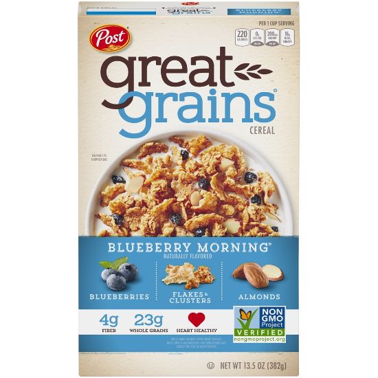 Picture of Great Grains Breakfast Cereal with Blueberry Nut Crunch (382g)