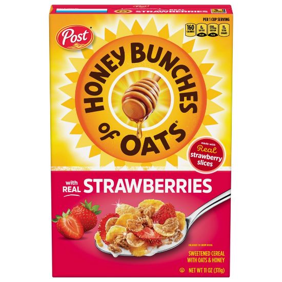 Picture of Honey Bunches of Oats Cereal with real Strawberry (311g)