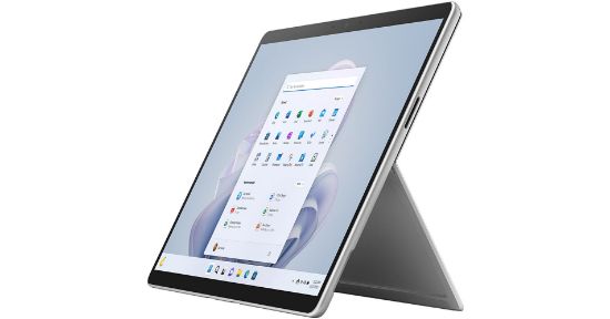 Picture of Microsoft Surface Pro 9 Intel 12Th Gen 10-Core i7- 1255U, 16GB, 512GB SSD,..13 inch, 2 Front Camera 5.0 MP,Intel Iris..Xe Graphics, Win 11 pro, Platinum QIY-00001